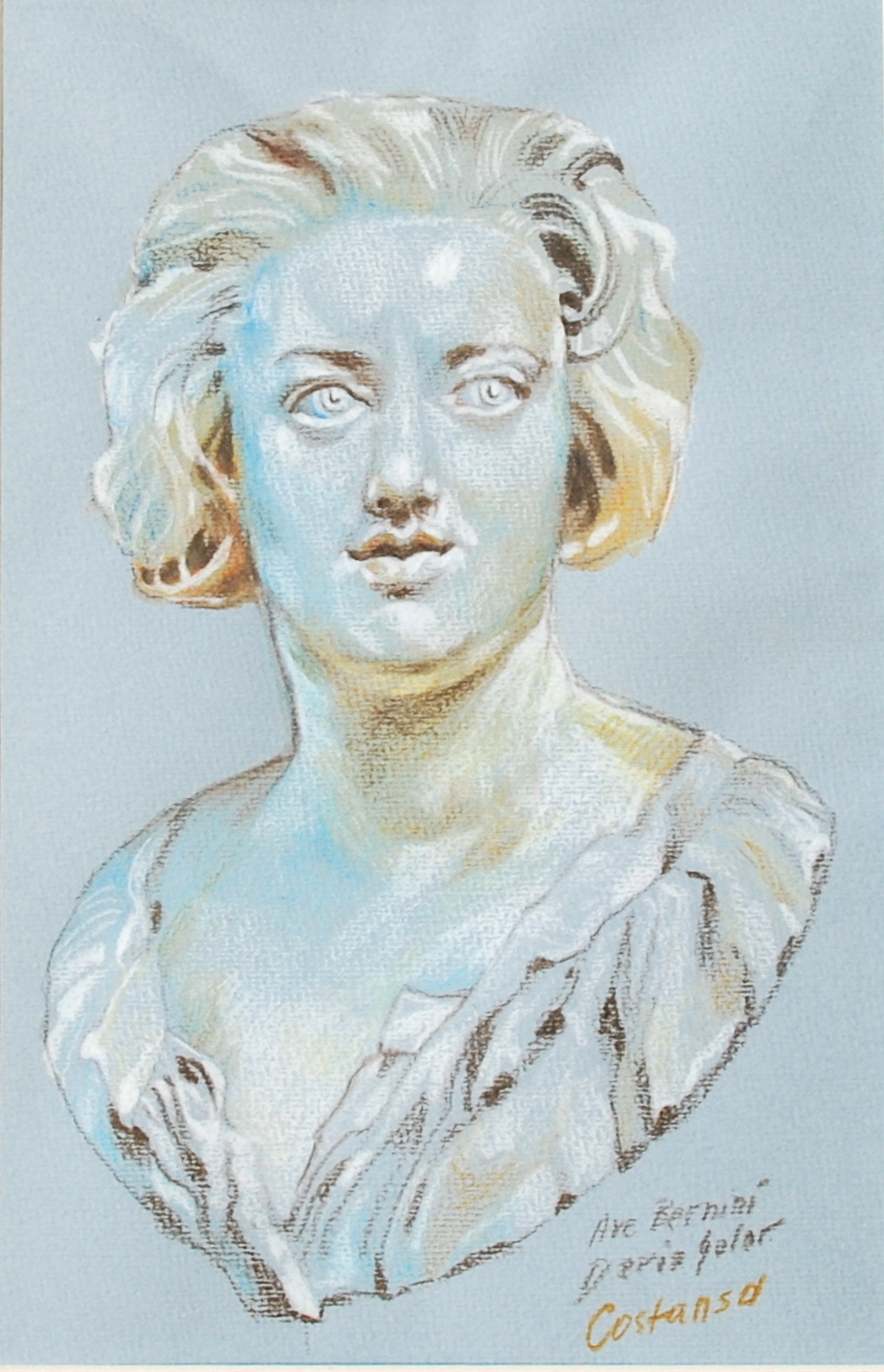 Costanza de bernini daria solar 13x20 kredka akwarelowa passe