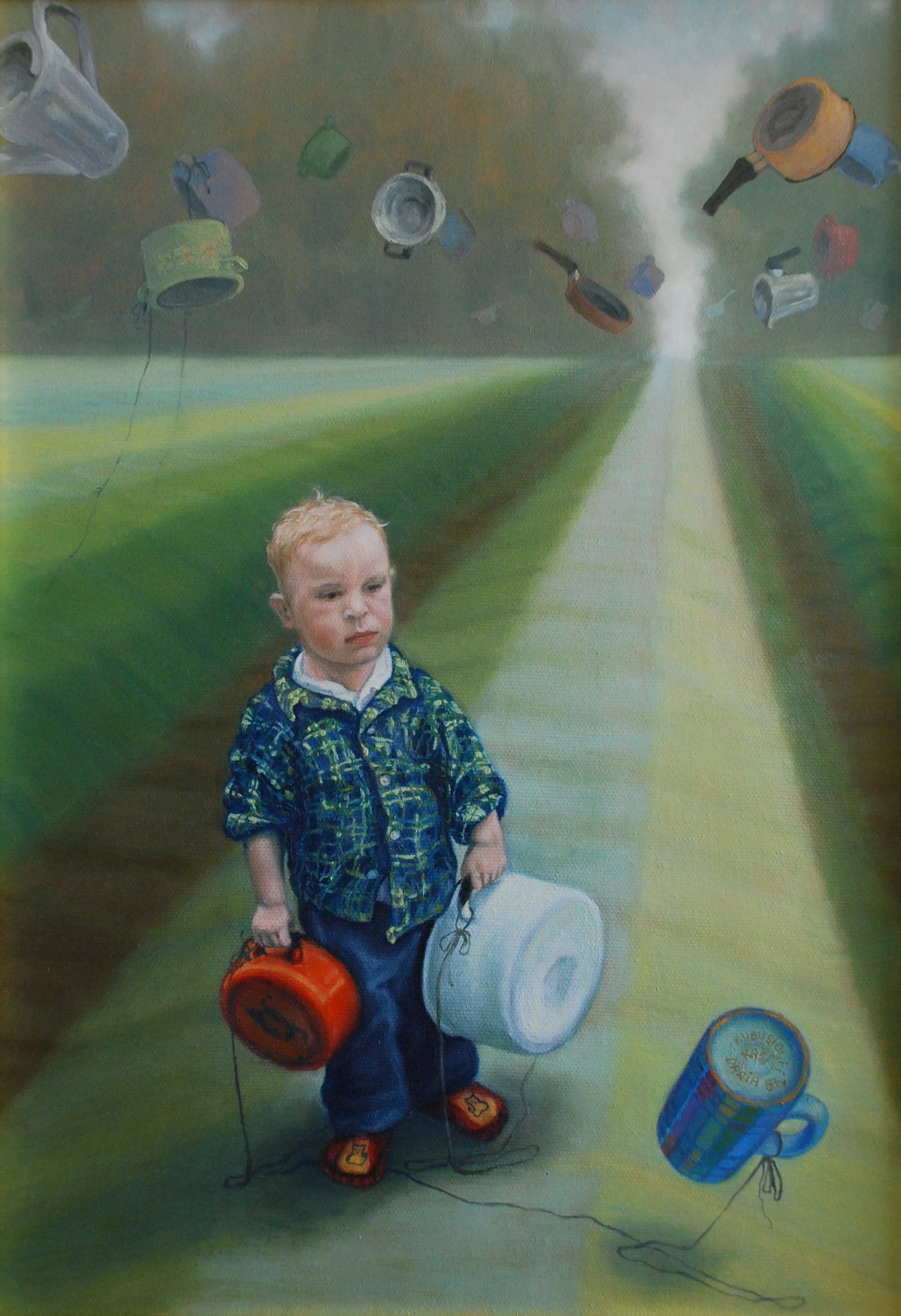 Jacob and the pots |oil on canvas 33x46 2010 | in a private collection