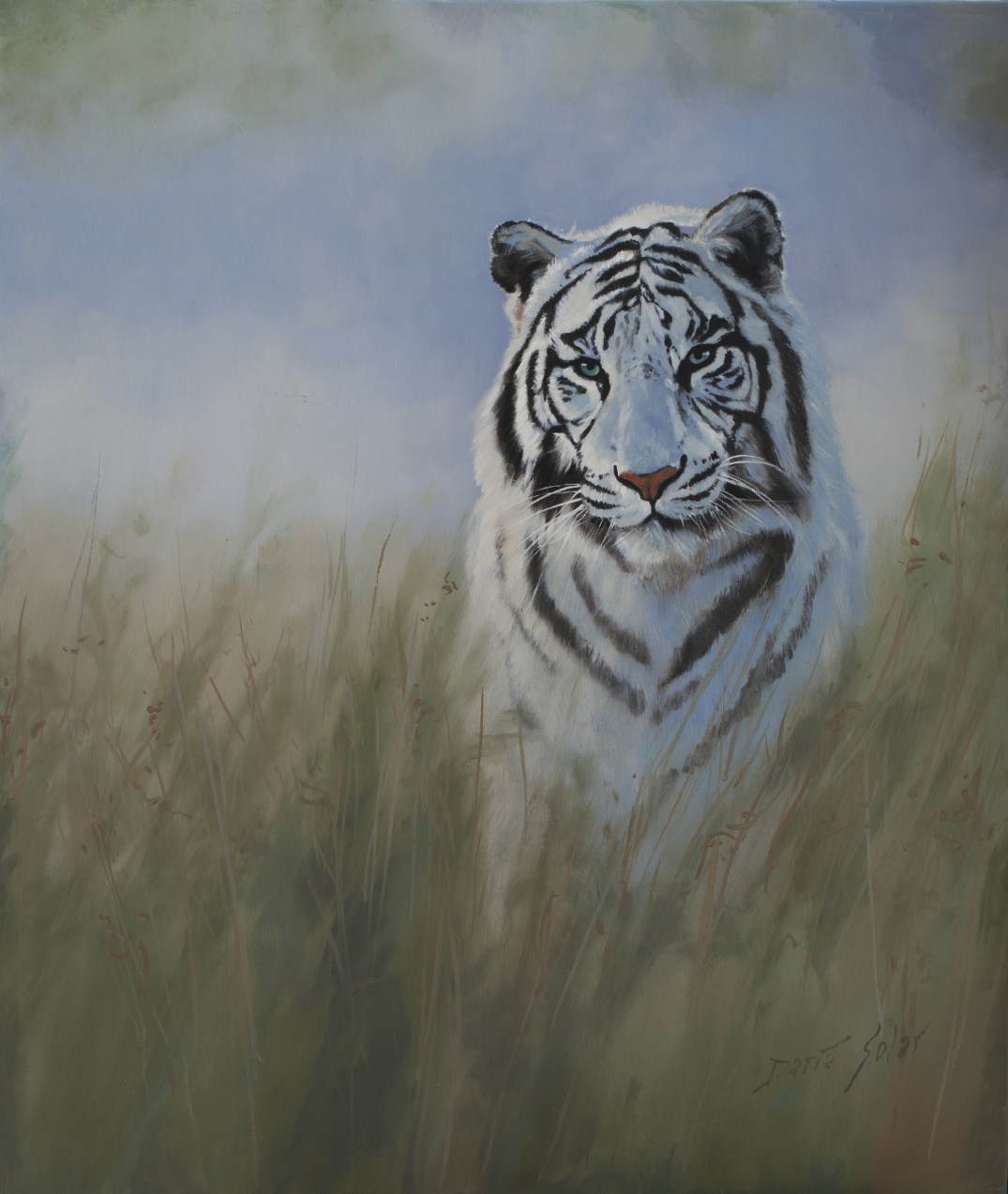 Tigress by Daria Solar 50x60 oil on canvas