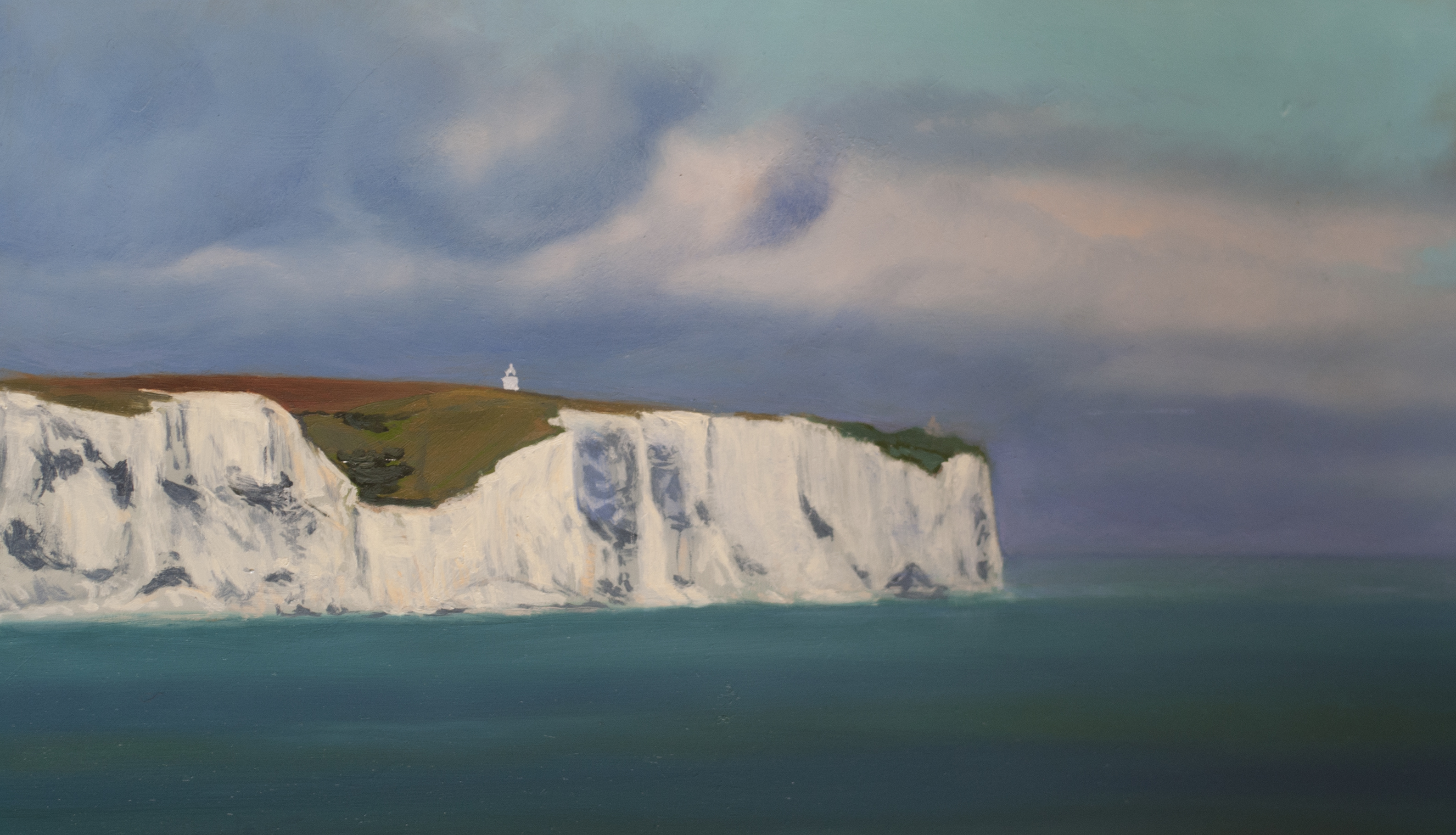 White Cliffs of Dover by Daria Solar oil on board