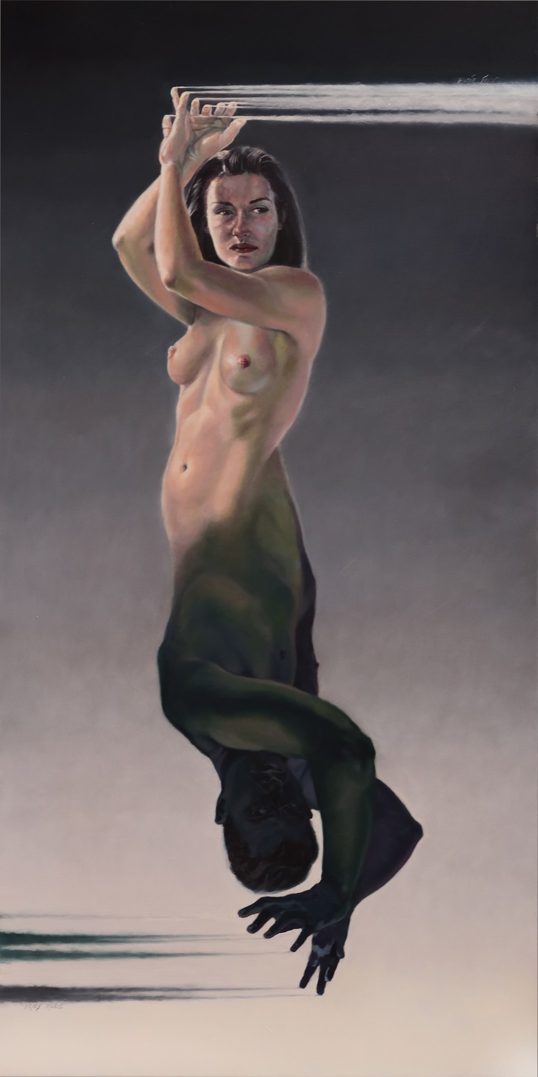 HADES and PERSEFONE 120x60cm oil on canvas 2018 Daria Solar